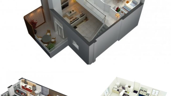 Denah Rumah Minimalis 2 Kamar