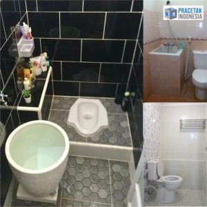 Pembuatan Kamar Mandi Simple 