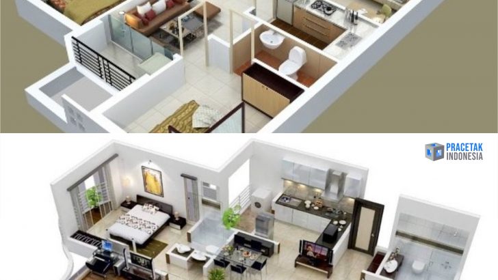 Denah Rumah Minimalis 3 Kamar